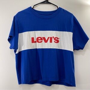 Levi’s Graphic Colorblock Varsity Tee Shirt